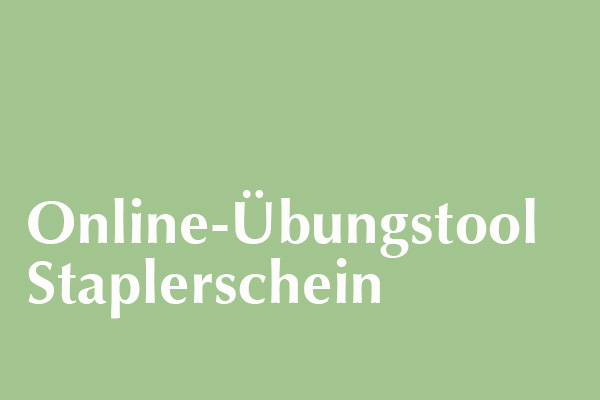Onlinetool Staplerschein